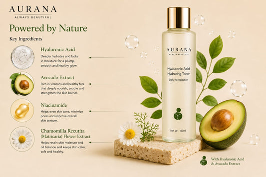 Aurana-Hyaluronic Acid Moisturizing Toner 120ml