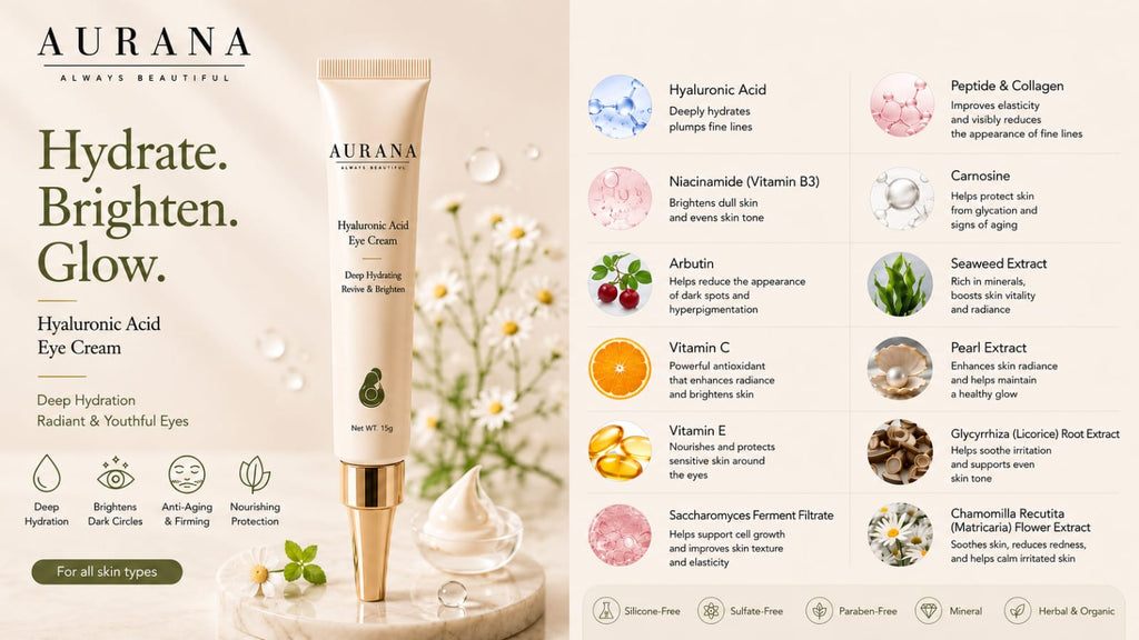 AURANA Hyaluronic Acid Repairing Eye Cream