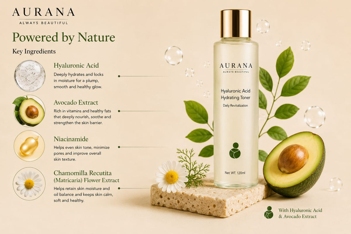 AURANA Hyaluronic Acid Moisturizing Toner