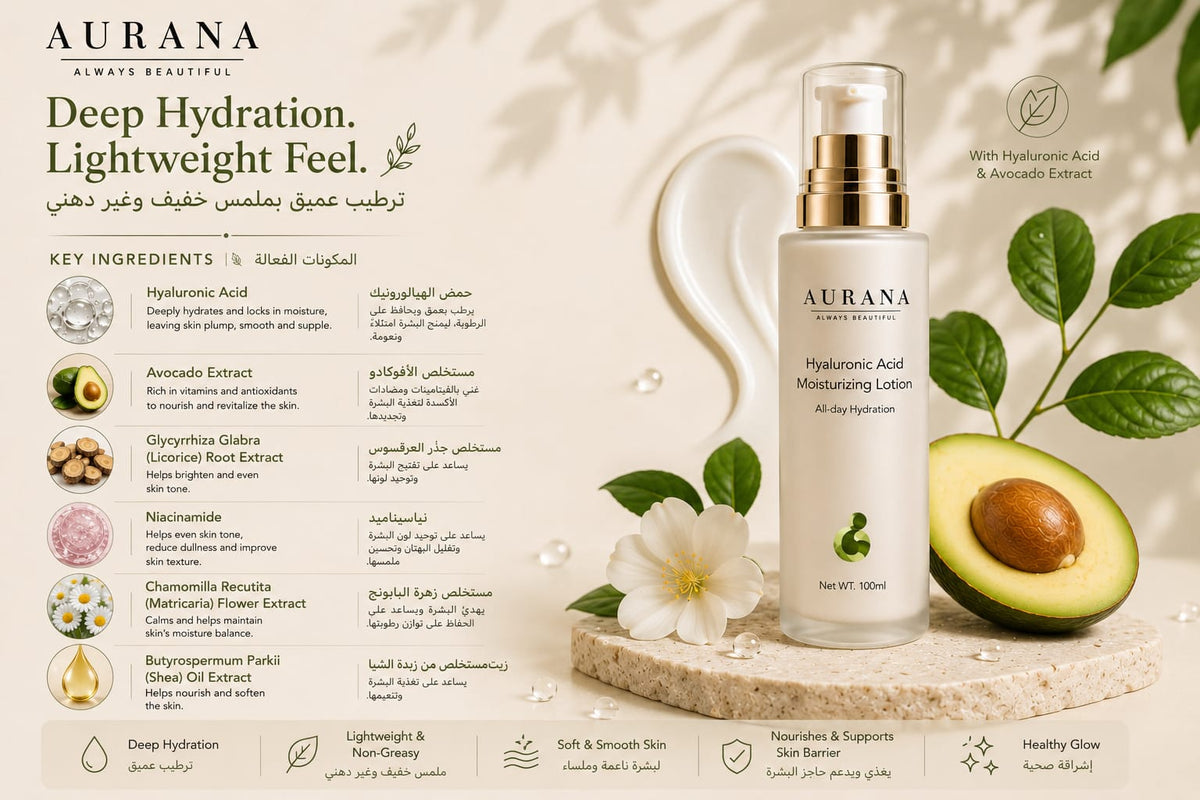 AURANA Hyaluronic Acid Moisturizing Lotion