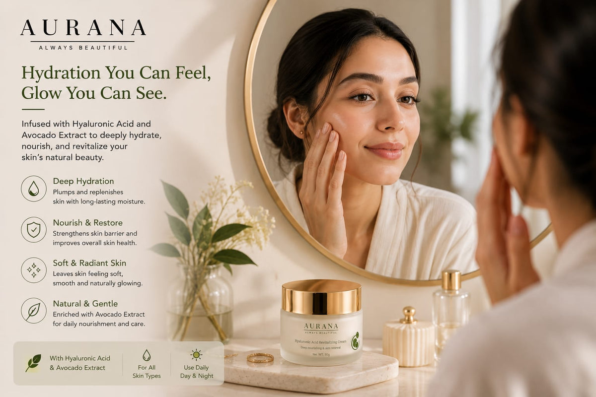 AURANA Hyaluronic Acid Revitalizing Face Cream 50g