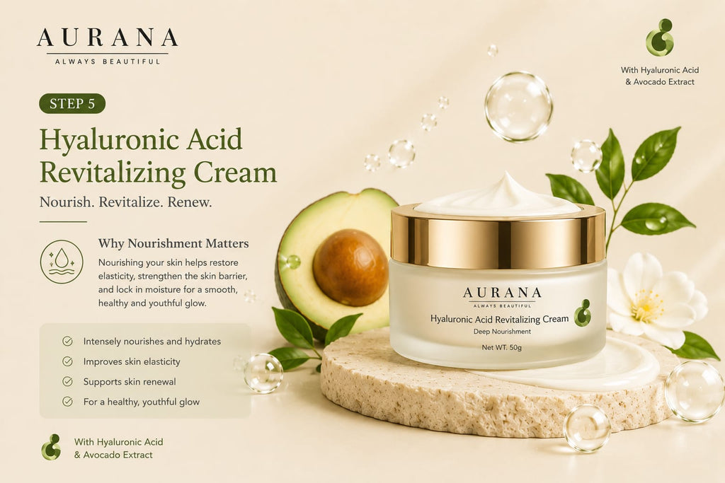 AURANA Hyaluronic Acid Revitalizing Face Cream 50g