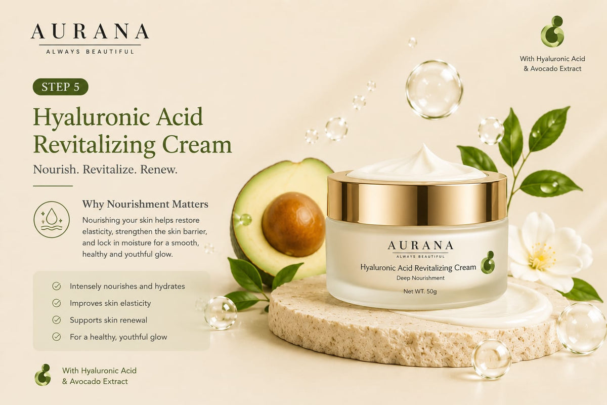 AURANA Hyaluronic Acid Revitalizing Face Cream 50g